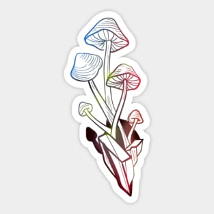 Mushroom Tatoo Sticker